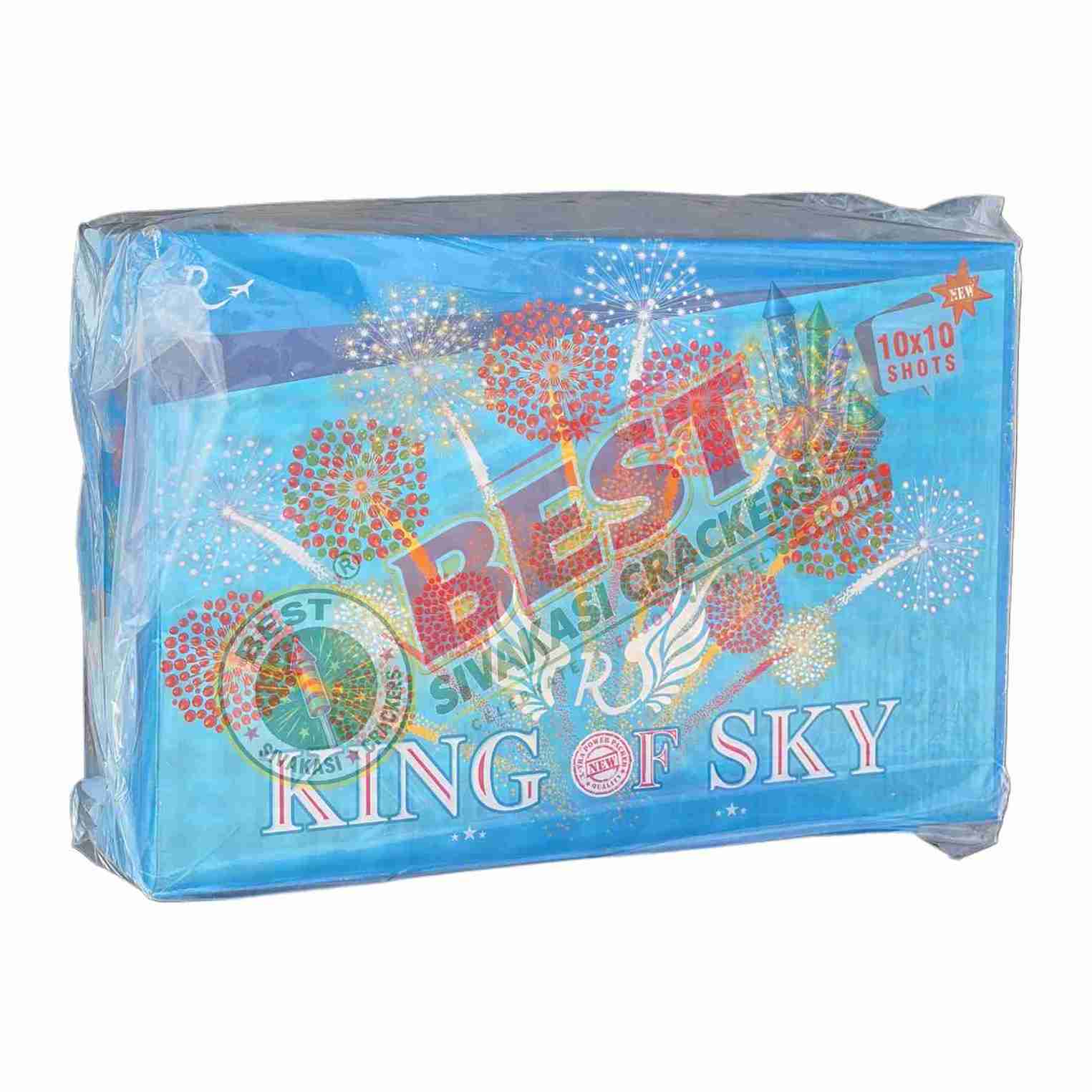 King Of Sky (10x10 Multicolour with Crackling Shots)